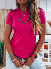 Load image into Gallery viewer, Brandie Tee (Pink)

