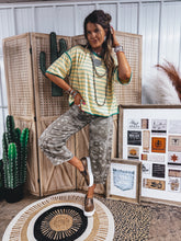 Load image into Gallery viewer, Breezy Top (Butter Yellow/Green)
