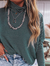 Load image into Gallery viewer, Tatum Top (Teal/White)
