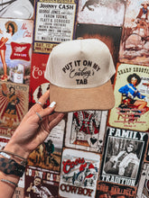 Load image into Gallery viewer, Cowboy&#39;s Tab Hat

