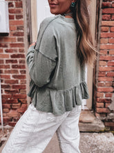 Load image into Gallery viewer, Taylor Top (Ash Green)
