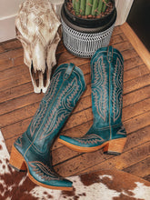 Load image into Gallery viewer, Ariat Casanova Western Boot (Turquoise)
