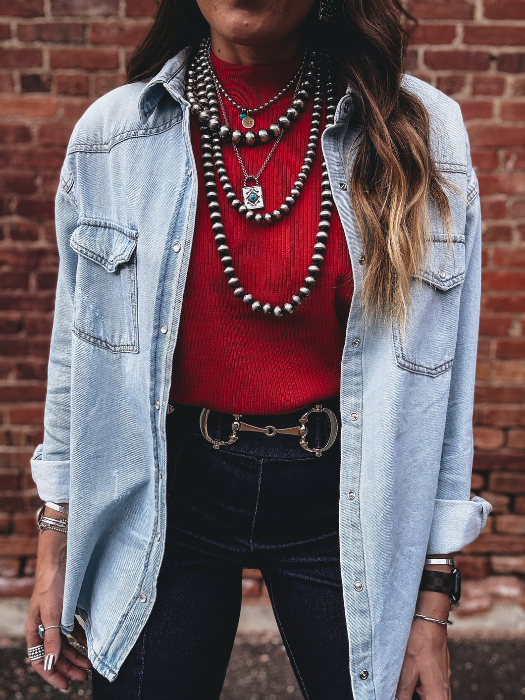 Evie Button Up