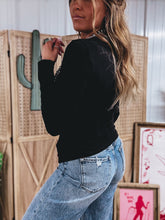 Load image into Gallery viewer, Thea Top (Black)
