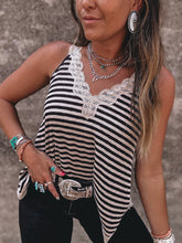 Load image into Gallery viewer, Sophie Tank (Black/Cream)
