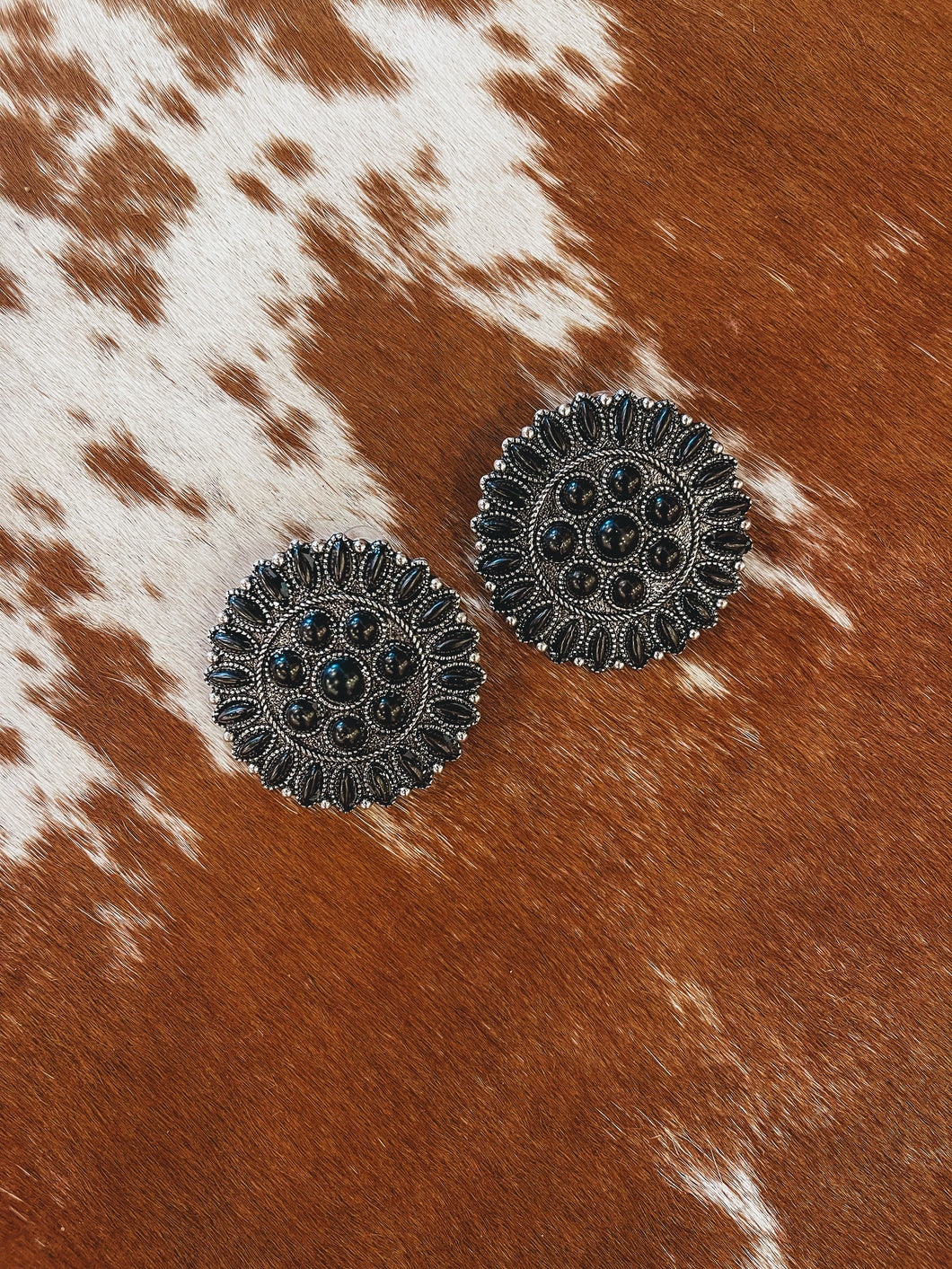 Cressida Earrings (Black)