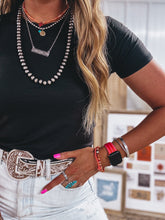 Load image into Gallery viewer, Brandie Tee (Black)
