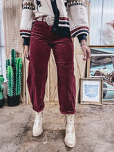 Load image into Gallery viewer, Cabernet Cowgirl Barrel Jean
