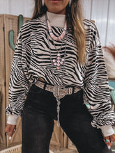 Load image into Gallery viewer, Earn Your Stripes Mockneck (Black)
