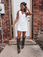 Load image into Gallery viewer, Jasper Dress (White Denim)
