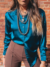 Load image into Gallery viewer, Winnie Button Up (Teal)
