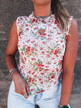 Load image into Gallery viewer, Zoie Tank (Red Floral)
