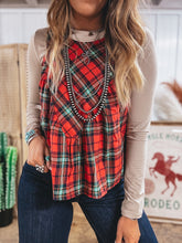 Load image into Gallery viewer, Fireside Flannel Tank
