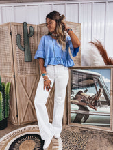 Load image into Gallery viewer, Nellie Top (Sky Blue)
