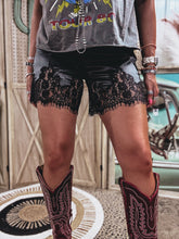Load image into Gallery viewer, Lucy Lace Shorts (Black)
