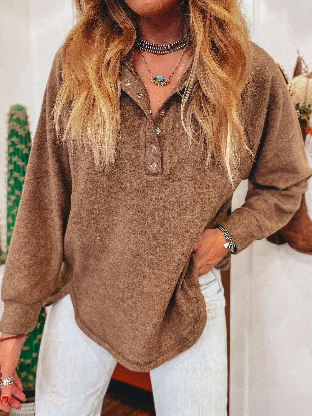 Merlin Top (Mocha)