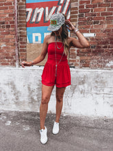 Load image into Gallery viewer, Darcy Romper (Red)
