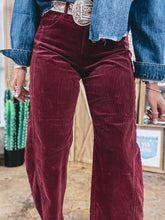 Load image into Gallery viewer, Cabernet Cowgirl Barrel Jean
