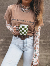 Load image into Gallery viewer, Busy Getting Coffee Tee
