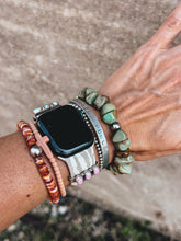 Load image into Gallery viewer, Green Turquoise Nugget Bracelet
