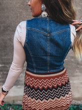 Load image into Gallery viewer, Collins Denim Vest (Dark)
