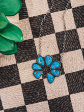 Load image into Gallery viewer, Florrie Necklace (Turquoise)
