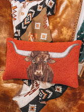 Load image into Gallery viewer, Lenny Longhorn Pillow
