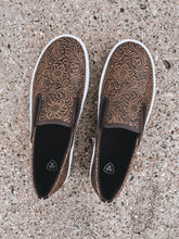 Load image into Gallery viewer, Ariat Skylar Shoe (Brown Floral Emboss)
