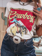 Load image into Gallery viewer, Wild Cowboy Tee (Bone)
