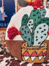 Load image into Gallery viewer, Cactus &amp; Tassels Pillow
