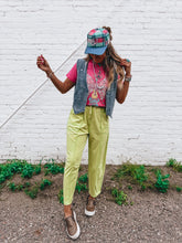 Load image into Gallery viewer, Bindi Barrel Pants (Lime)
