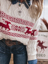 Load image into Gallery viewer, Vintage Reindeer Sweater
