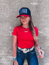 Load image into Gallery viewer, Kelly Cropped Tee (Red)
