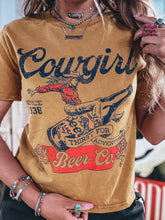Load image into Gallery viewer, Cowgirl Beer Tee
