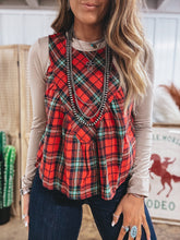 Load image into Gallery viewer, Fireside Flannel Tank
