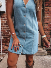 Load image into Gallery viewer, Jasper Dress (Denim)
