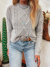 Load image into Gallery viewer, Kitty Sweater (Vintage Grey)
