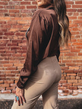 Load image into Gallery viewer, Winnie Button Up (Brown)
