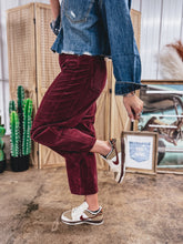 Load image into Gallery viewer, Cabernet Cowgirl Barrel Jean
