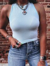 Load image into Gallery viewer, Carlee Crop (Baby Blue)
