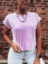 Load image into Gallery viewer, Trulee Tee (Vintage Lavender)
