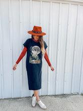 Load image into Gallery viewer, Midnight Cowboy Tshirt Dress
