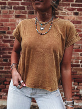 Load image into Gallery viewer, Trulee Tee (Vintage Camel)
