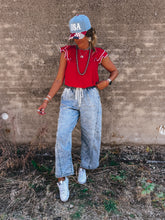 Load image into Gallery viewer, Kambrie Top (Red)
