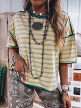 Load image into Gallery viewer, Breezy Top (Butter Yellow/Green)
