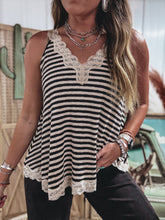 Load image into Gallery viewer, Sophie Tank (Black/Cream)
