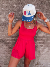Load image into Gallery viewer, Ruby Red Romper

