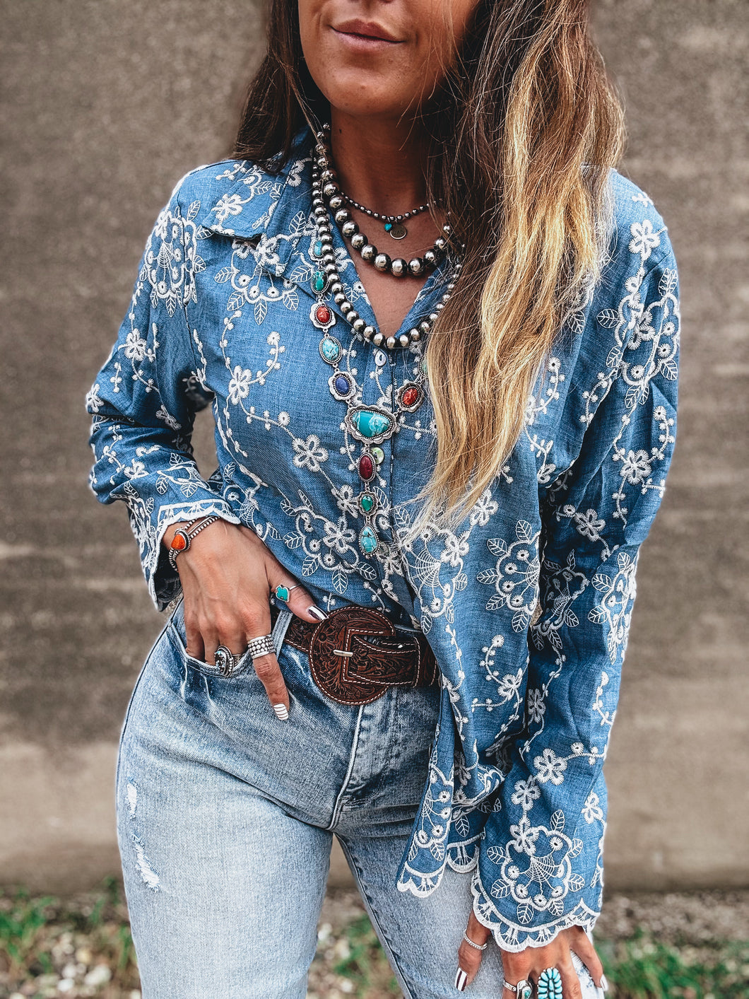 Moxie Button Up