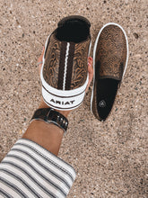 Load image into Gallery viewer, Ariat Skylar Shoe (Brown Floral Emboss)
