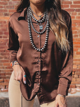 Load image into Gallery viewer, Winnie Button Up (Brown)
